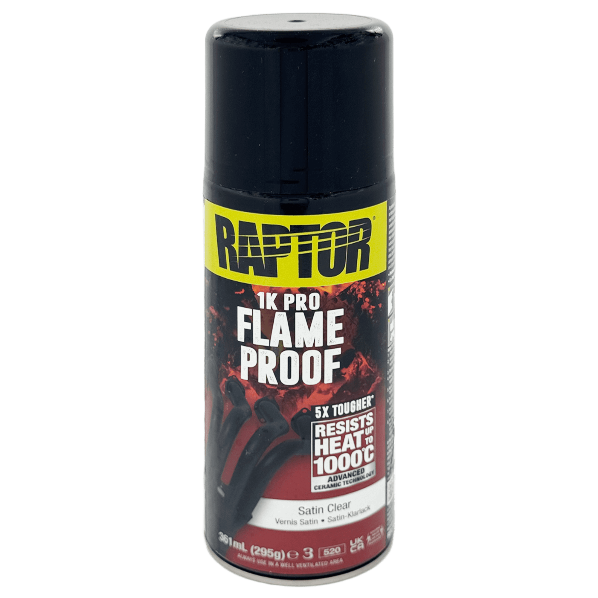 U-POL RAPTOR 1K FLAME PROOF Лак огнестойкий 295г