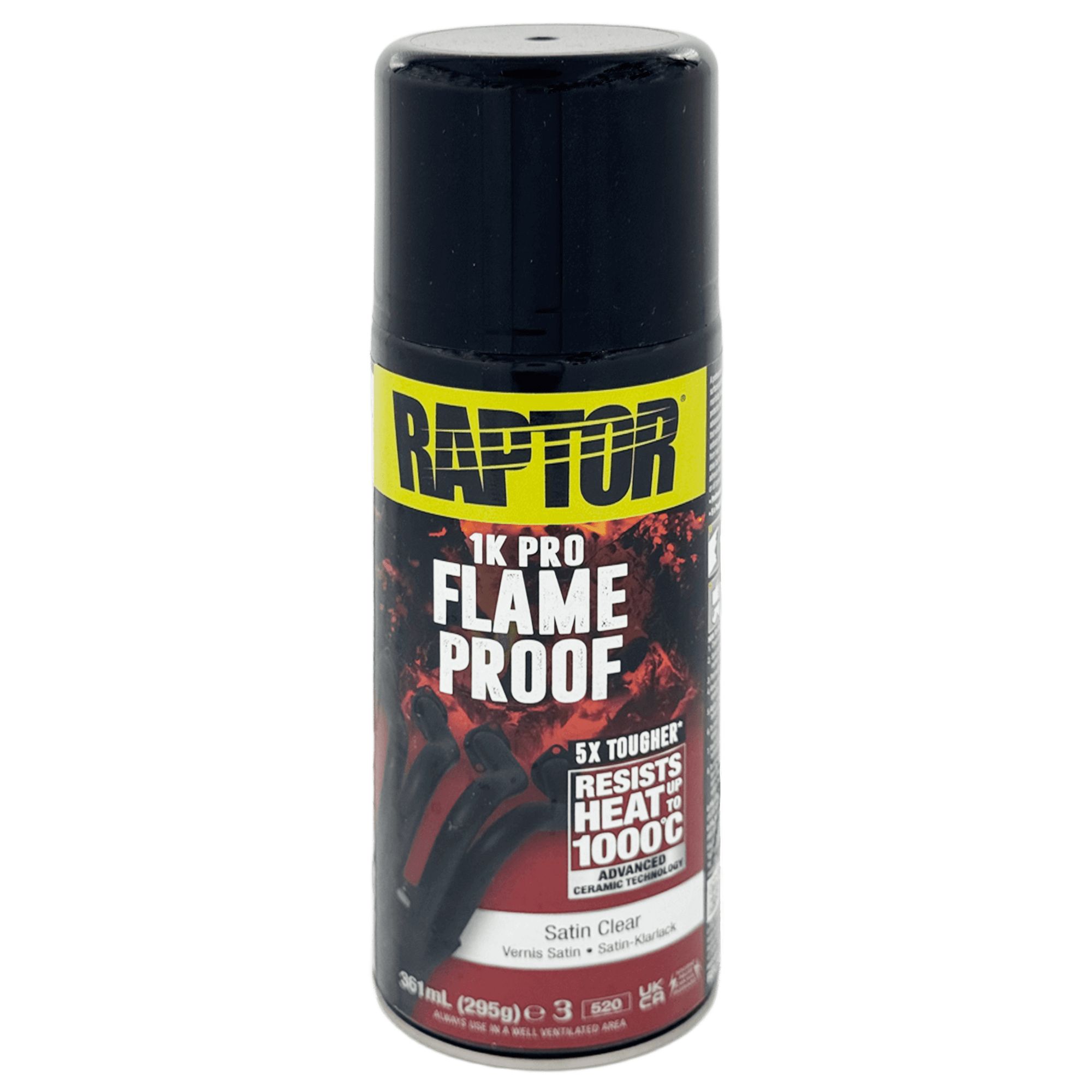 U-POL RAPTOR 1K FLAME PROOF Лак огнестойкий 295г