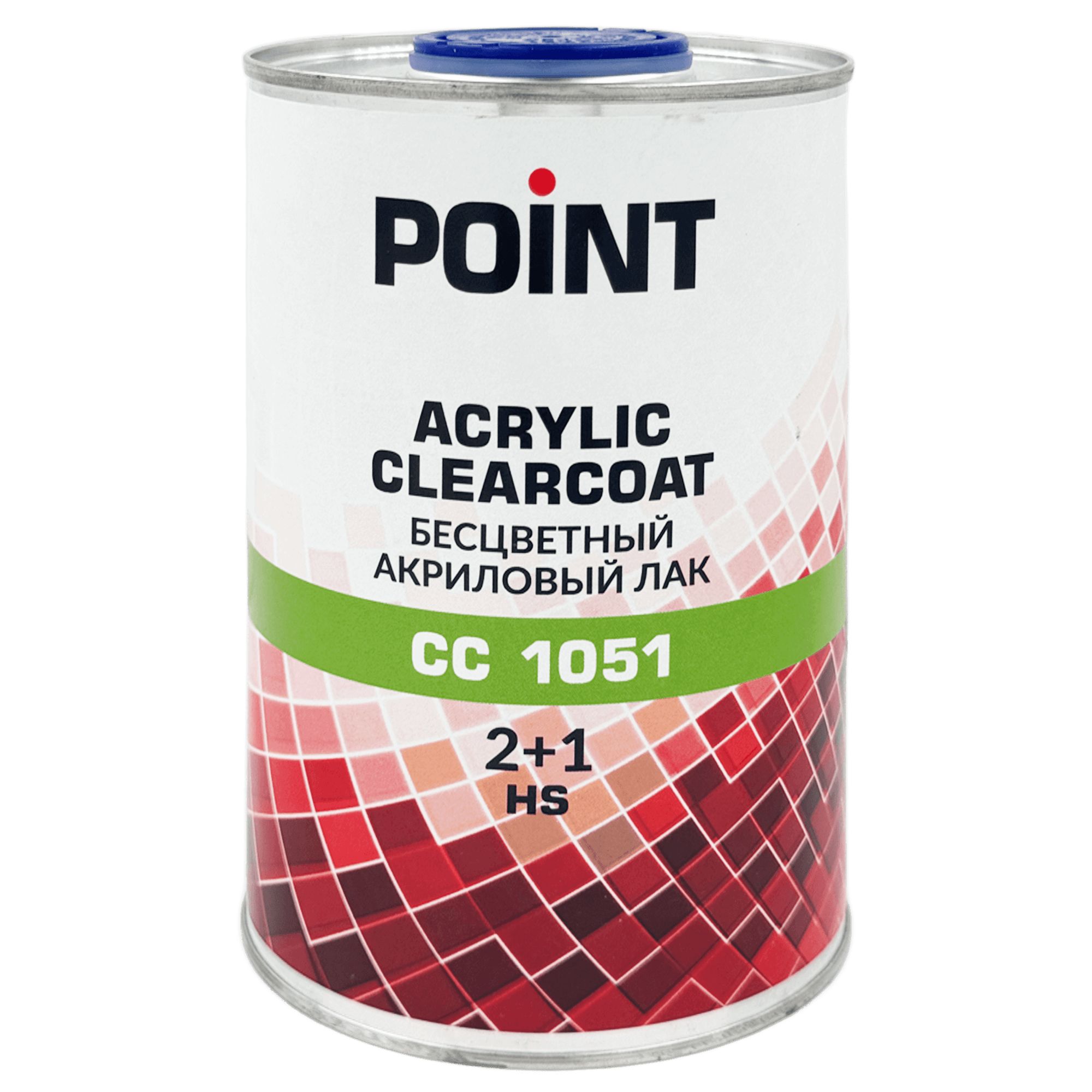 POINT CC1051 ACRYLIC CLEARCOAT 2+1 Лак акриловый 1л + 0,5л (HD1059) превью #1