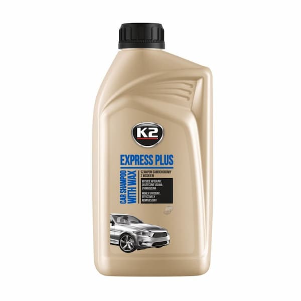 K2 EXPRESS PLUS Автошампунь с воском желтый 1л  превью #1