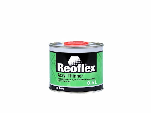 REOFLEX RX T-01 Acryl Thinner Разбавитель для акриловых ЛКМ 0,5л