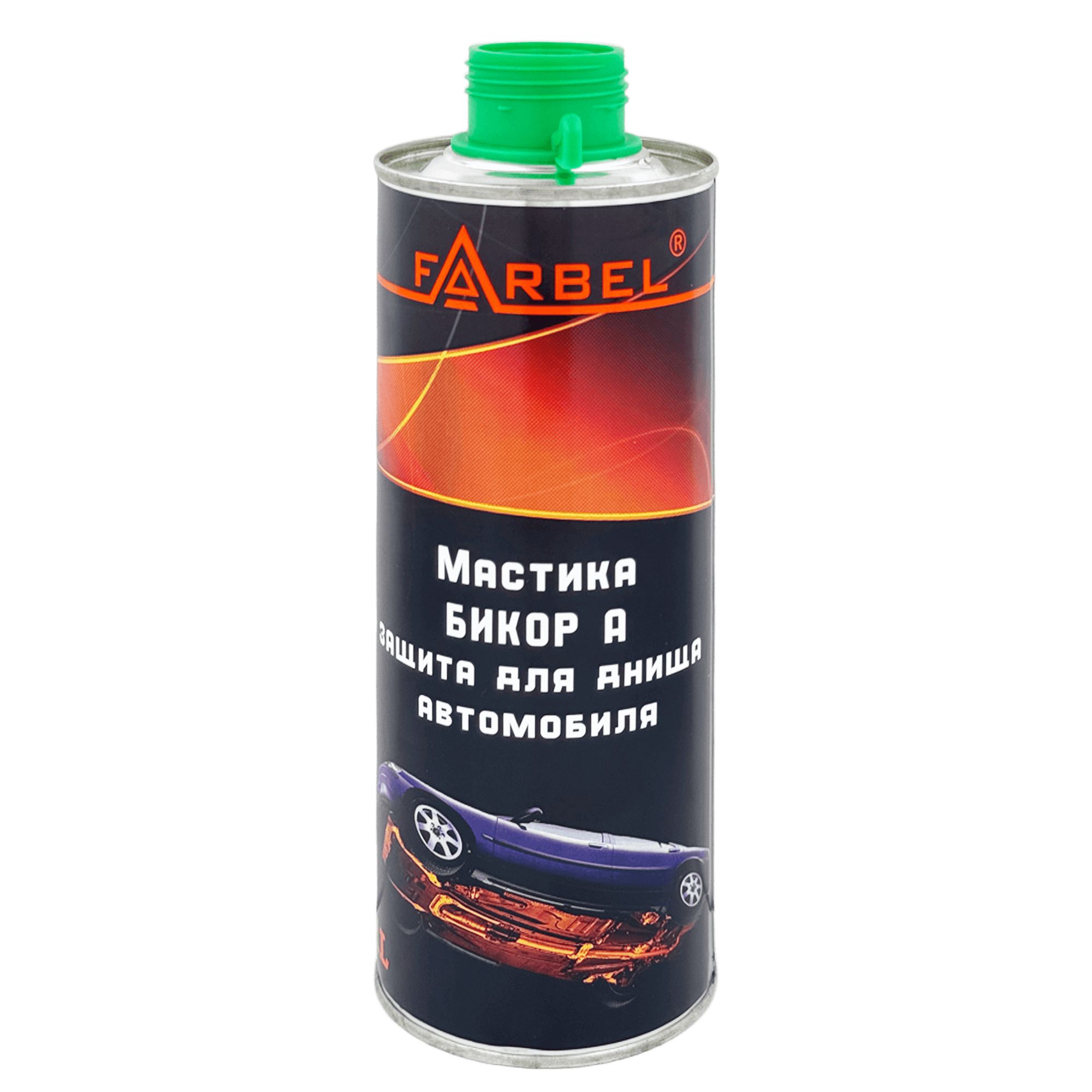 FARBEL Мастика БИКОР А Защита для днища автомобиля 1л