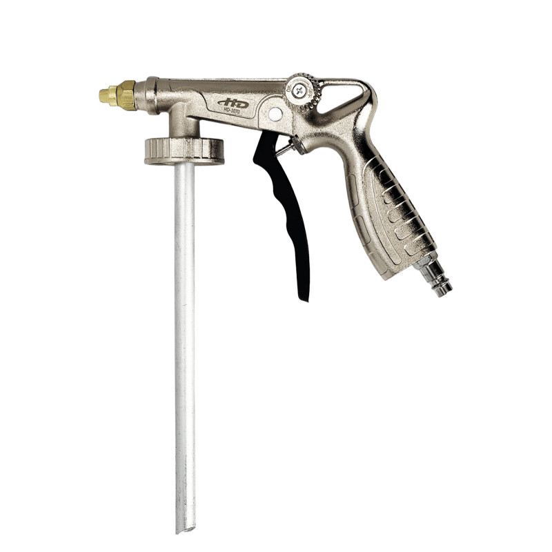 H-D HD-1070 Пневмопистолет для гравитекса с регулировкой с двумя шлангами