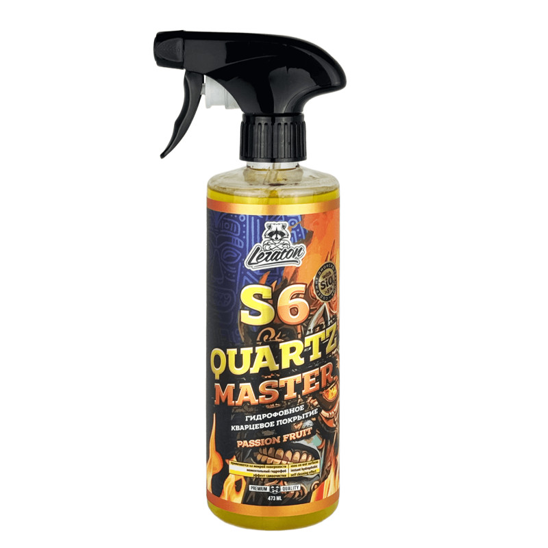 LERATON S6 Кварцевый состав для быстрого блеска и гидрофоба 473мл