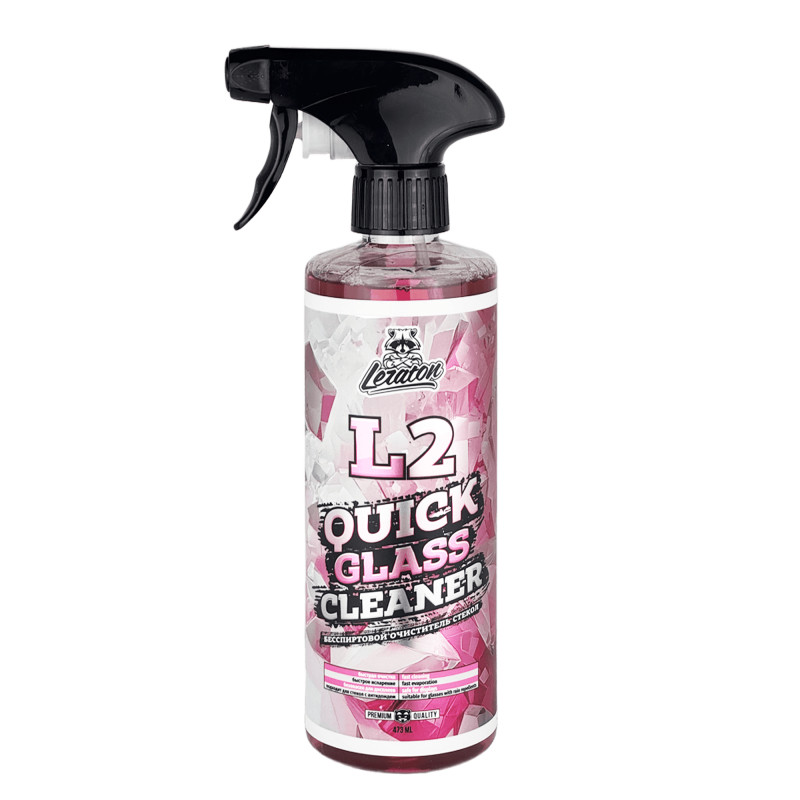LERATON L2 Quick Glass Cleaner Бесспиртовой очиститель стекол 473мл
