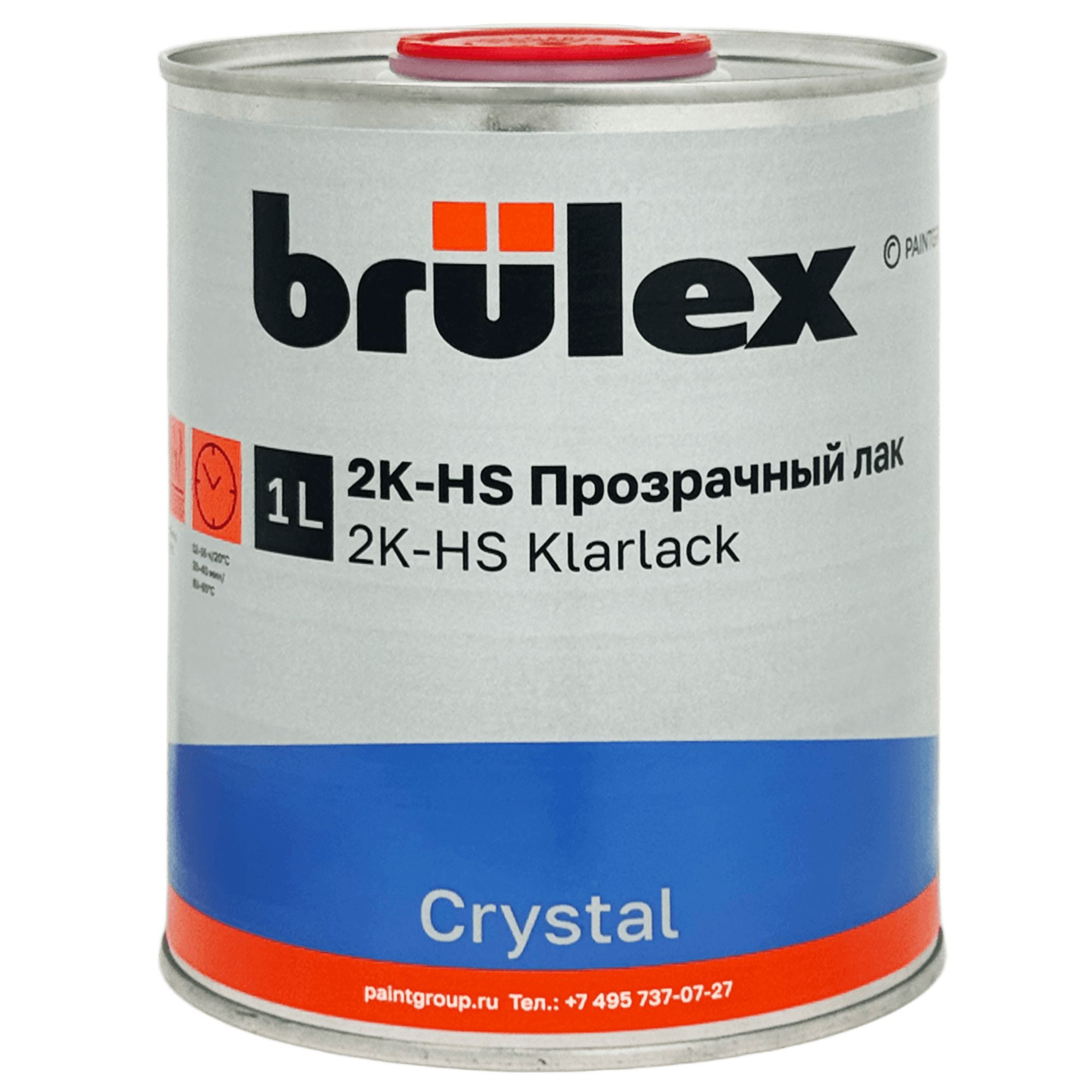 BRULEX Crystal 2K HS Прозрачный лак 1л+0,5л (2000 Standart) превью #1