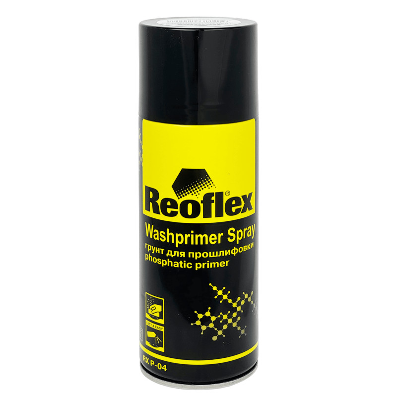 REOFLEX RX P-04 Washprimer Spray Грунт для прошлифовки аэрозоль 520мл