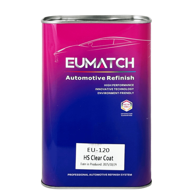 EUMATCH EU-120 HS Clear Coat Акриловый лак 1л + 0.5л (EU-220 отвердитель)
