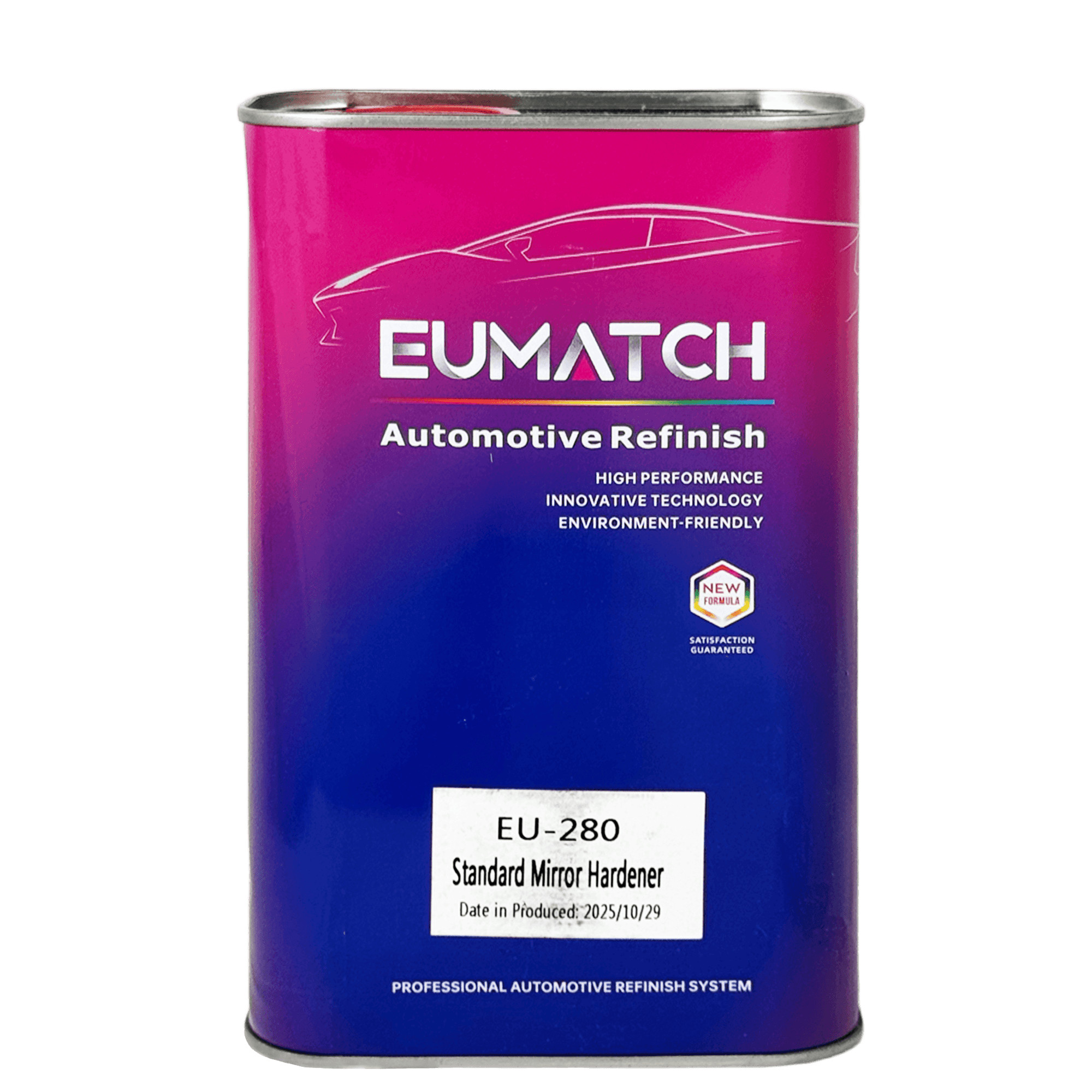 EUMATCH EU-180 Mirror Effect Clear Coat Акриловый лак 4л + 2л (EU-280 отвердитель) превью #2