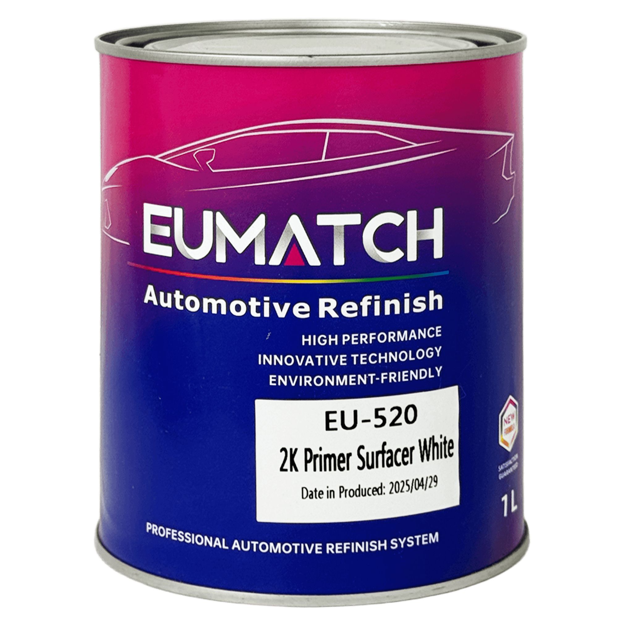 EUMATCH EU-520 2K Primer Surfacer Грунт-наполнитель 1л + 0,3л (EU-270) превью #1