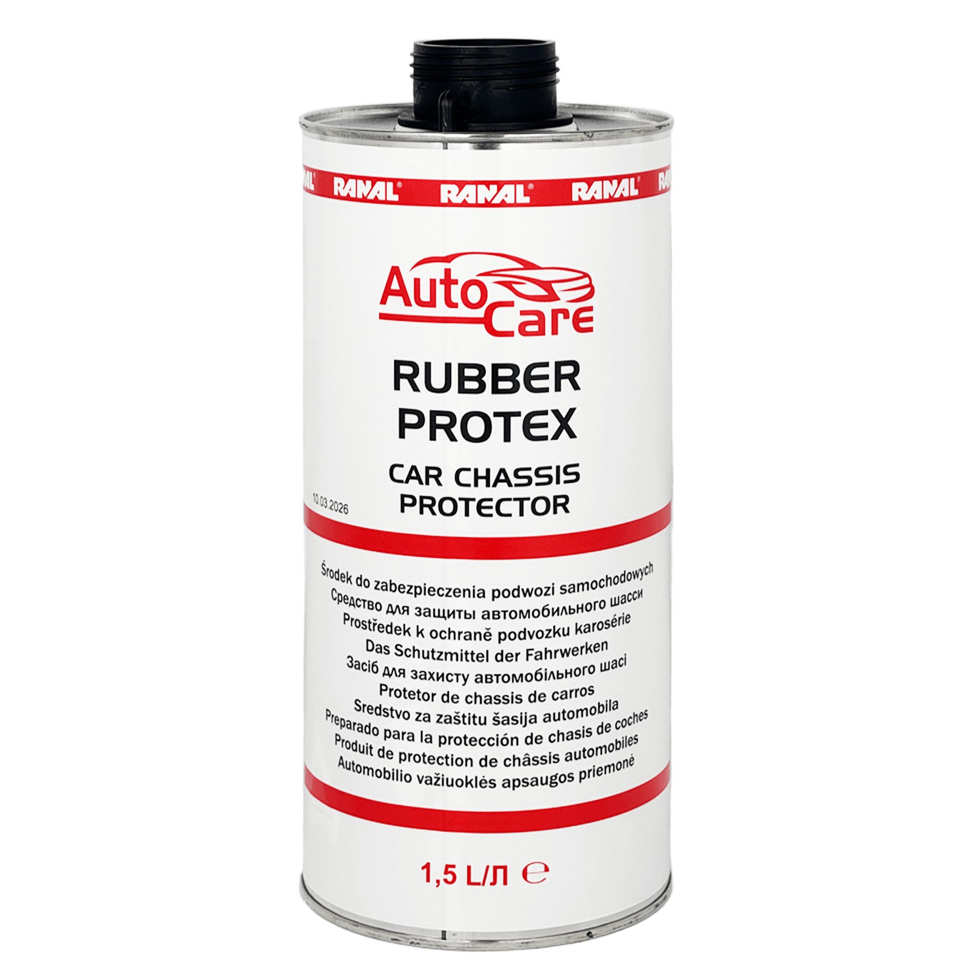 AUTOCARE RUBBER PROTEX Средство для защиты автомобильного шасси 1,5л