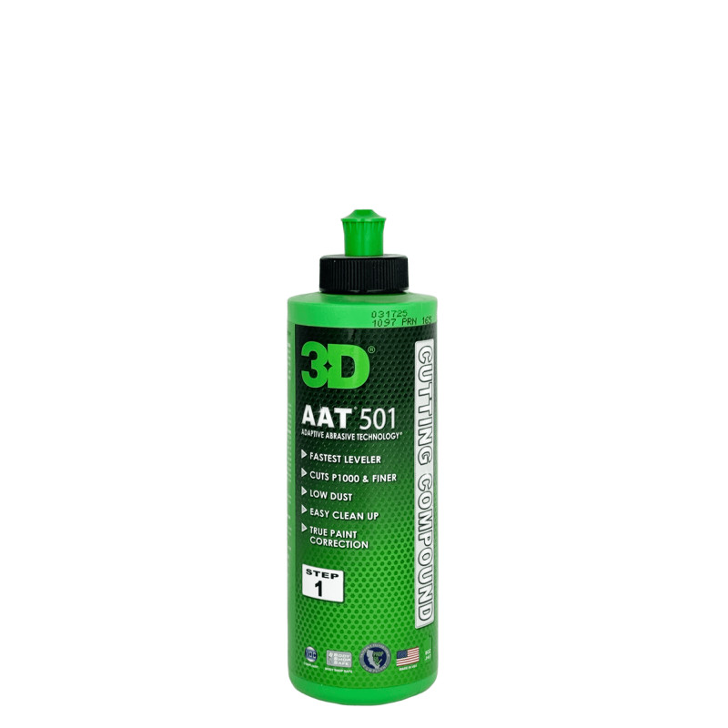 3D AAT 501 Cutting Compound Абразивная полировальная паста 240мл 