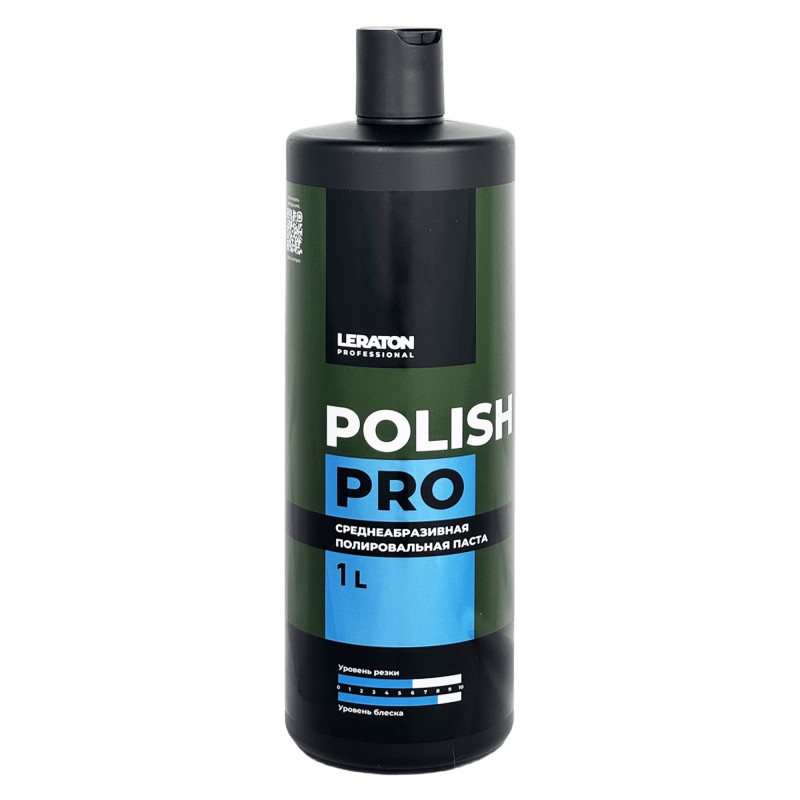 LERATON PROFESSIONAL POLISH PRO Среднеабразивная полировальная паста 1л 