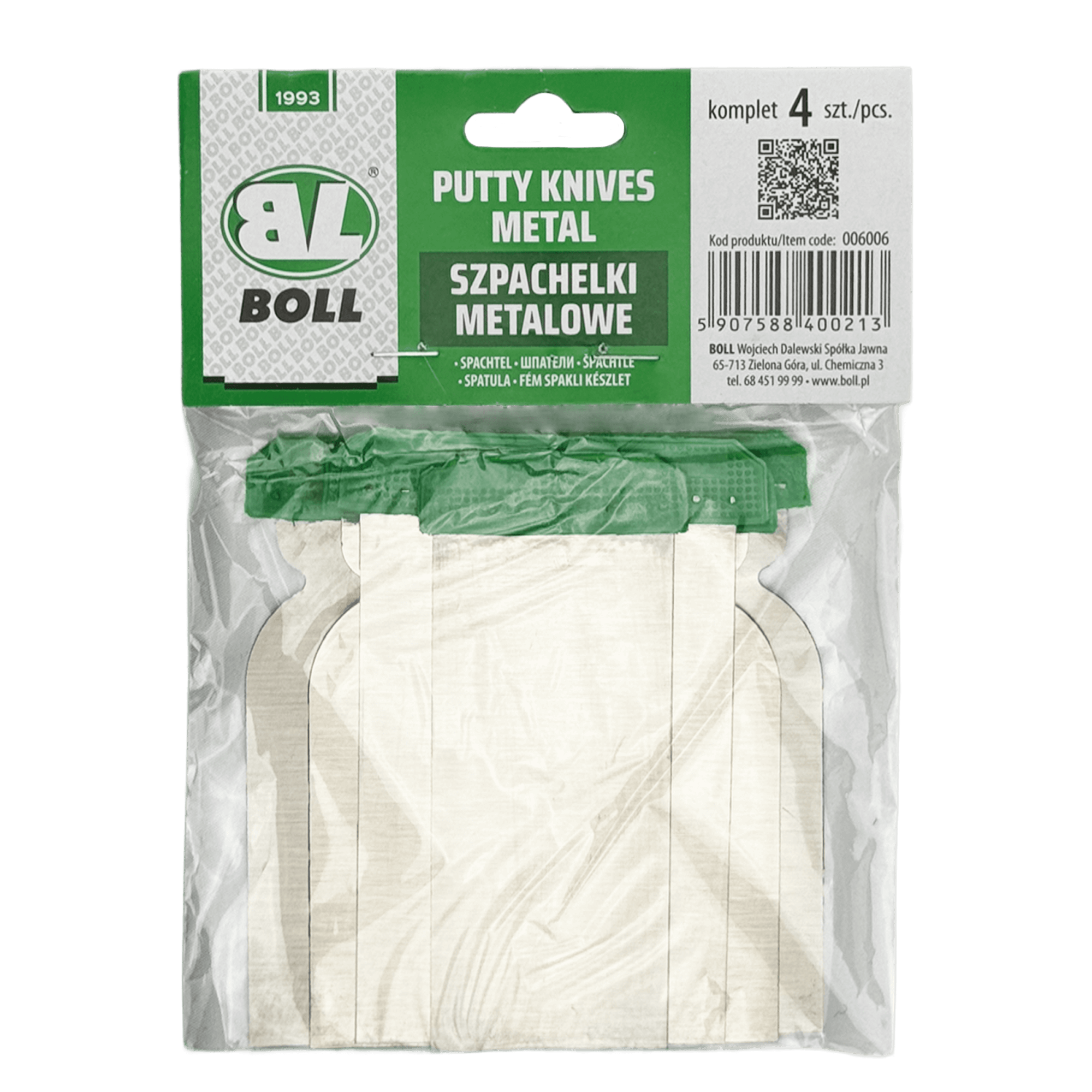 BOLL Шпатели металлические (4шт)