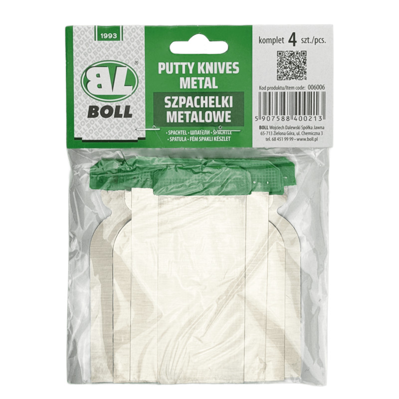 BOLL Шпатели металлические (4шт)