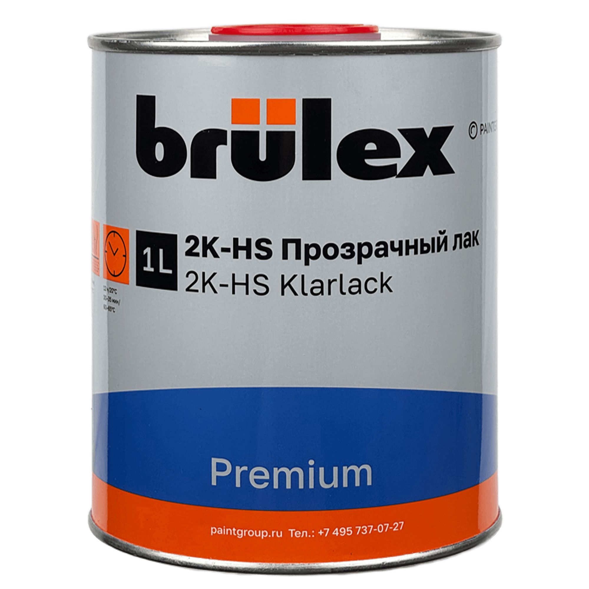 BRULEX Premium 2K HS Прозрачный лак 1л+0,5л (2000 Standart) превью #1