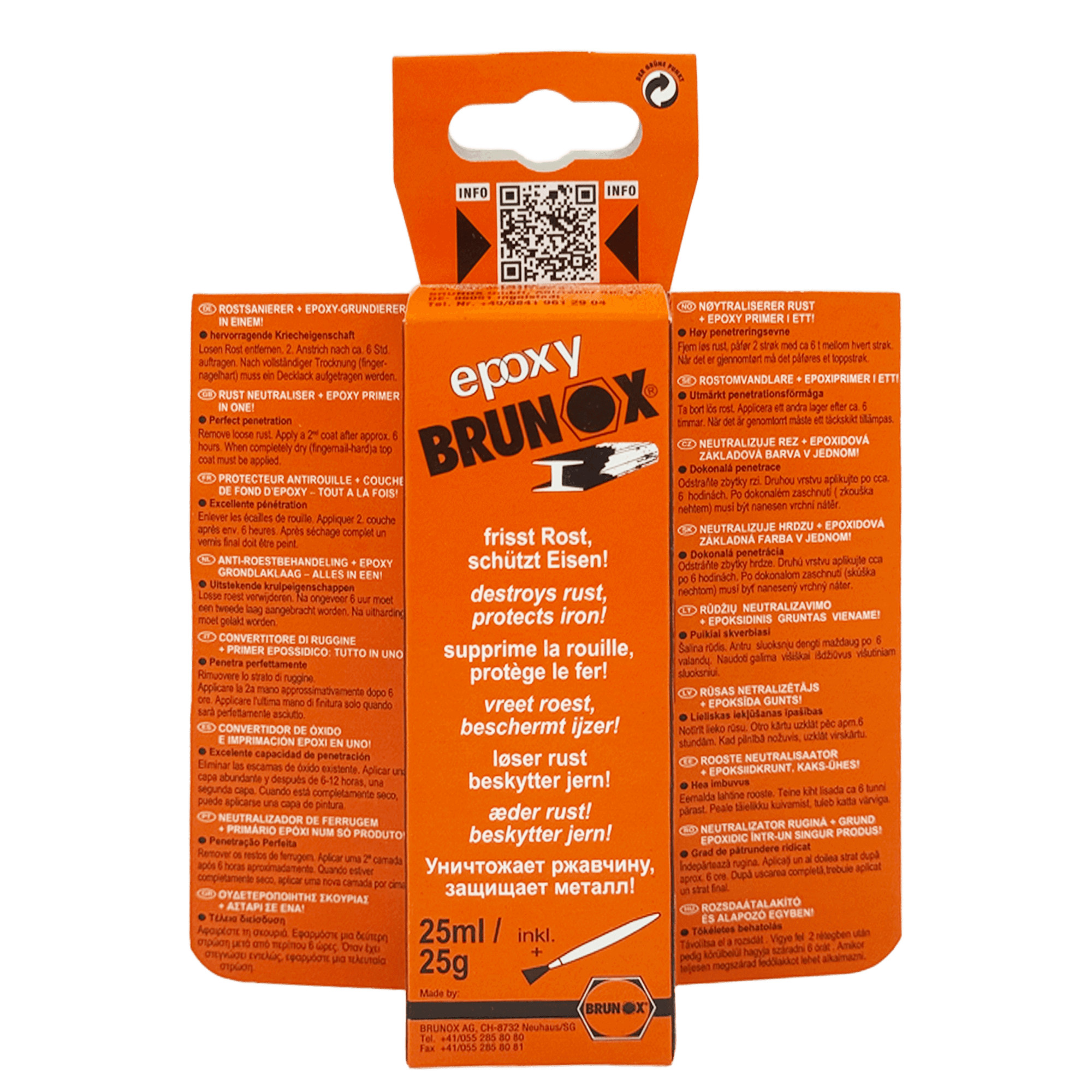 BRUNOX EPOXY Эпоксидный преобразователь коррозии 25мл превью #2
