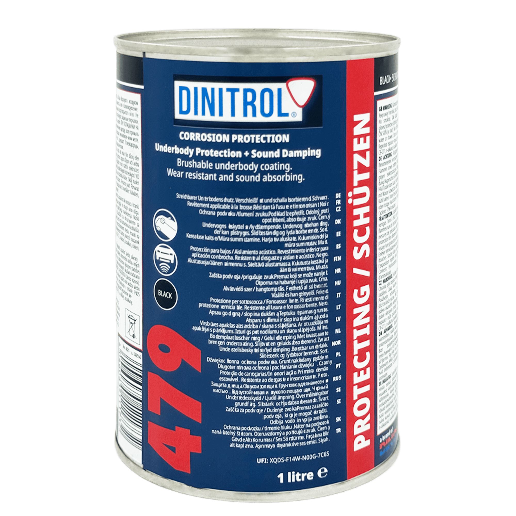 DINITROL 479 Шумоизоляция и антикор для арок и днища 1л