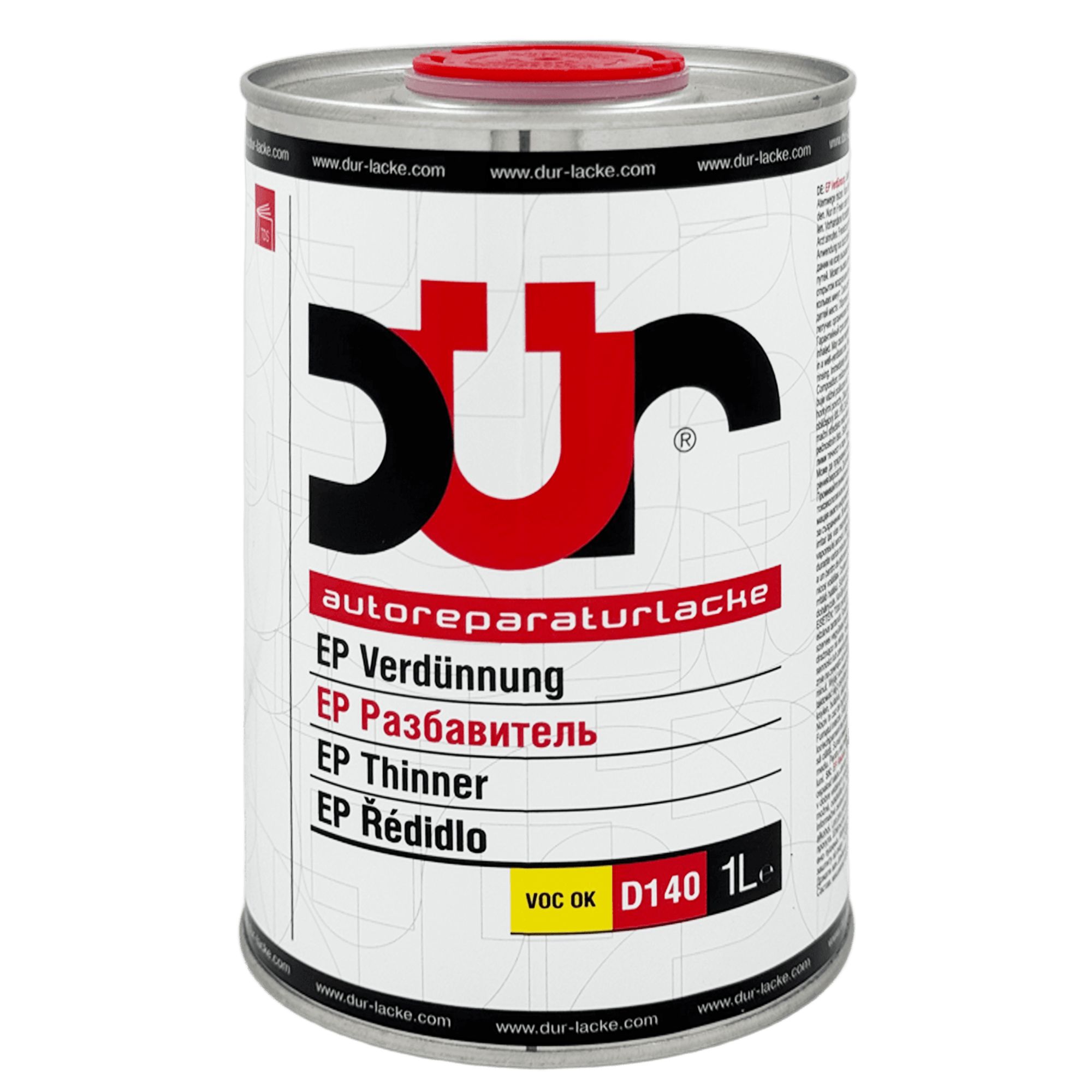 DUR D140 ЕР Разбавитель для эпоксидных материалов 1л 
