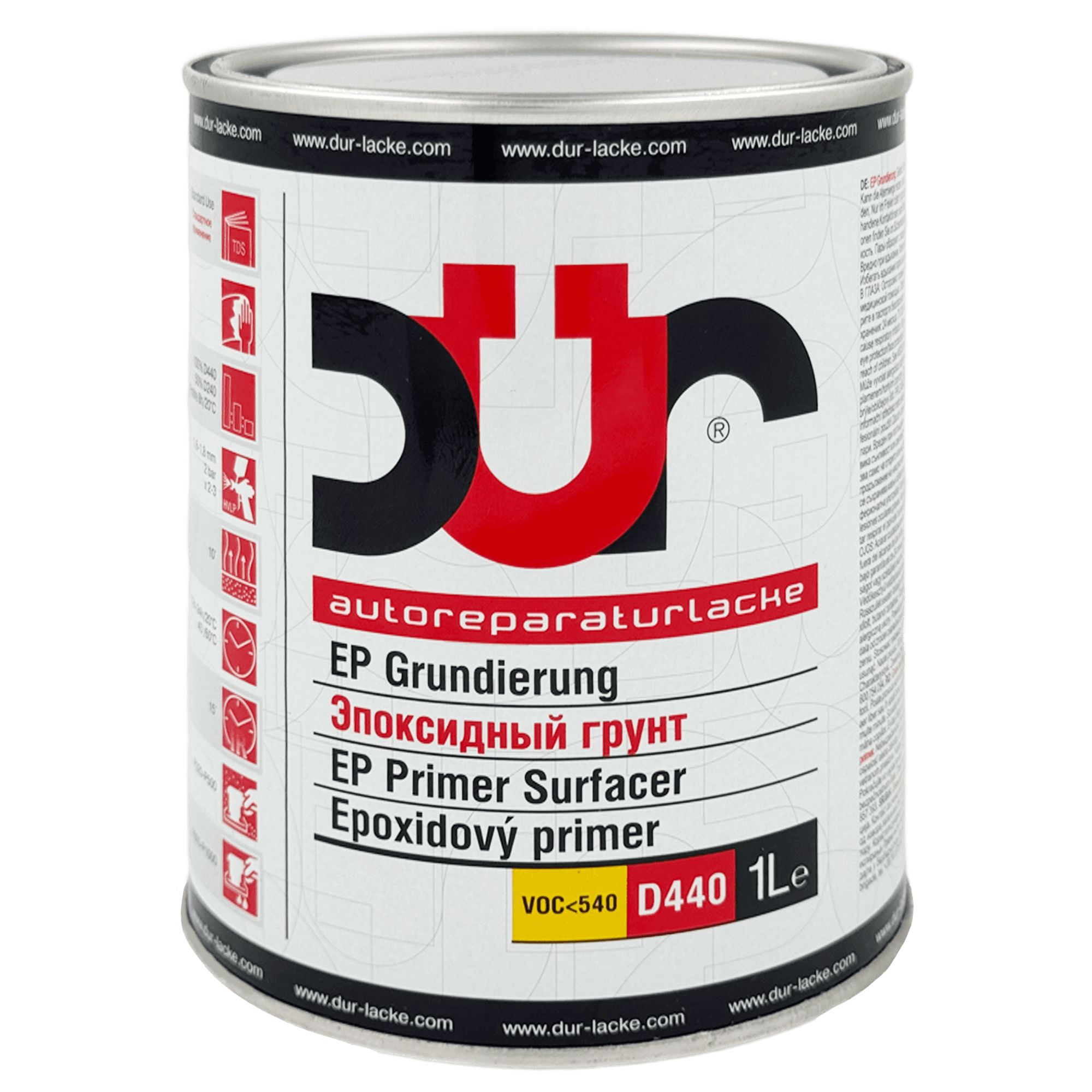 DUR D440 Эпоксидный грунт 1л + 0,5л (D240) превью #1
