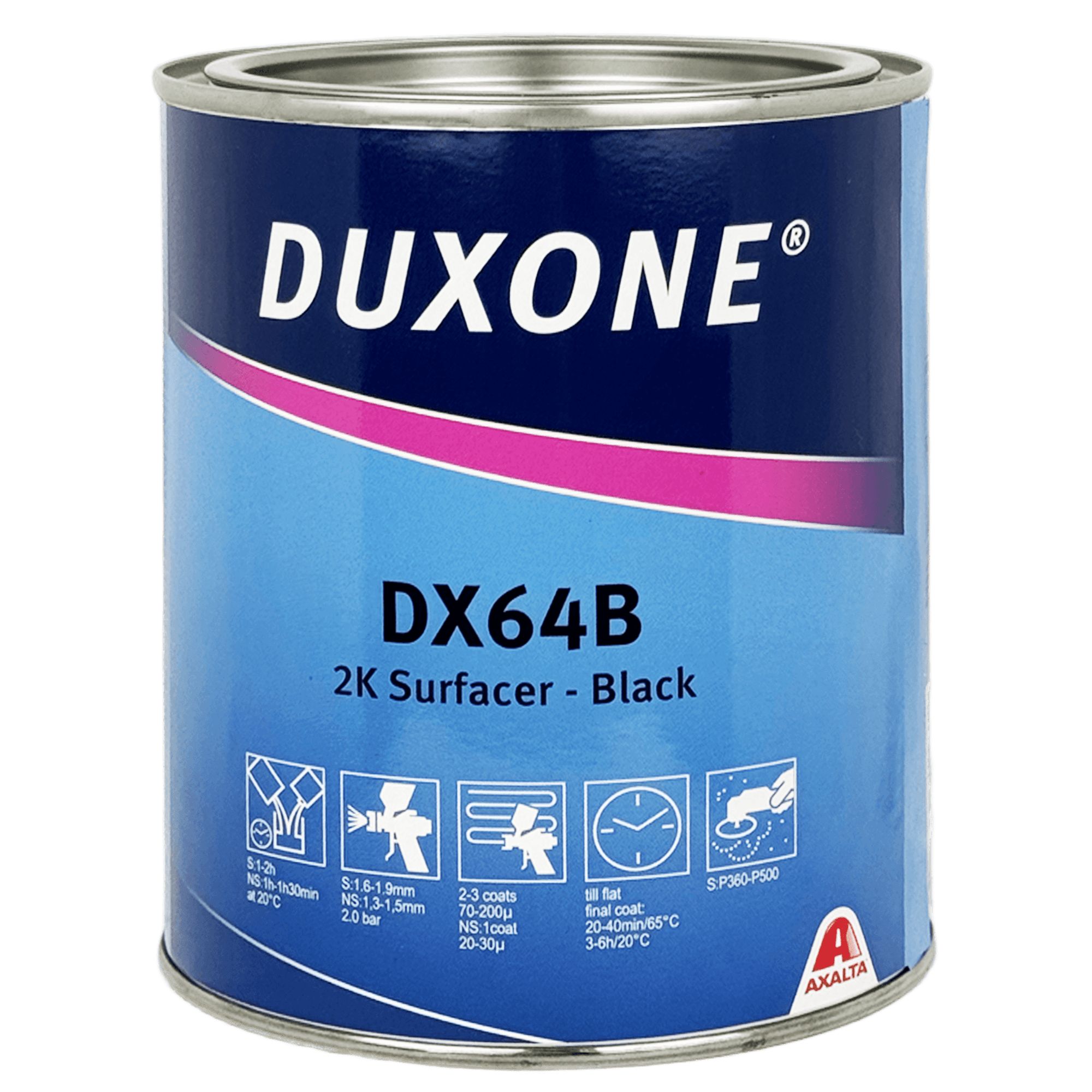 DUXONE DX64 HS Грунт-наполнитель акриловый 1 л + 0.25л (DX20) превью #2