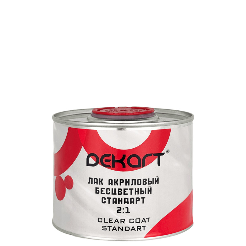 HAYA (DEKART) STANDART MS Лак акриловый  2+1 0.5л + 0,25л