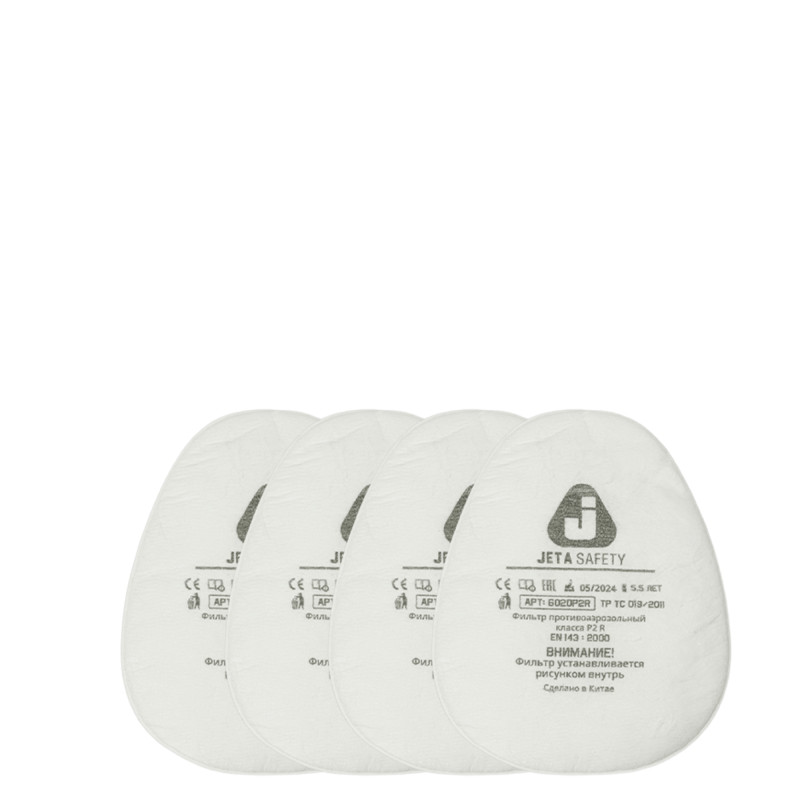 JETA SAFETY 6020 Предфильтр в маску покрасочную P2 R (упаковка 4шт)
