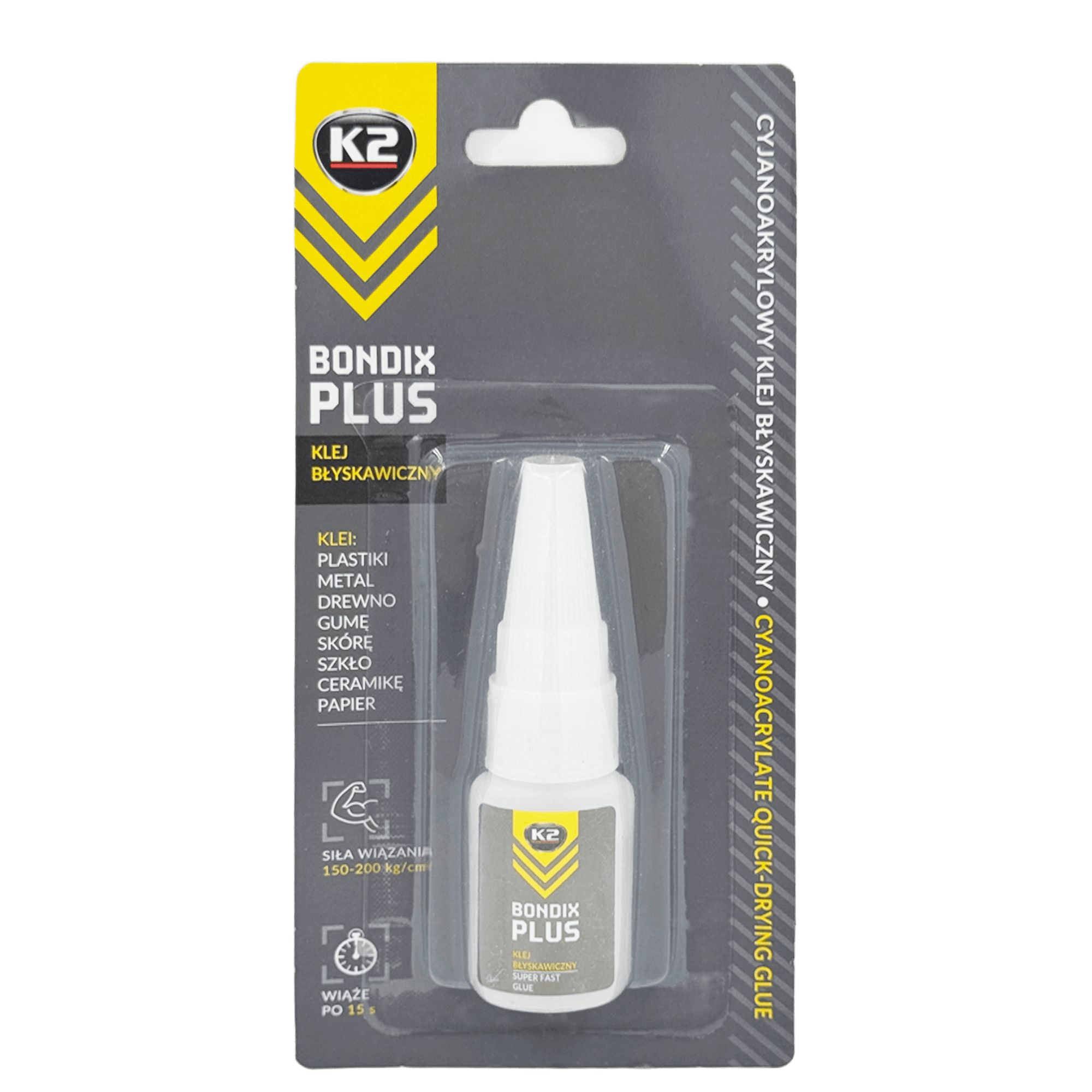 K2 Bondix Plus Клей супербыстрый 10г