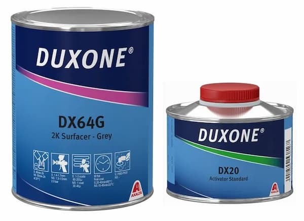 DUXONE DX64 HS Грунт-наполнитель акриловый 1 л + 0.25л (DX20) превью #1