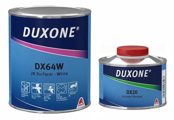 DUXONE DX64 HS Грунт-наполнитель акриловый 1 л + 0.25л (DX20) превью #1