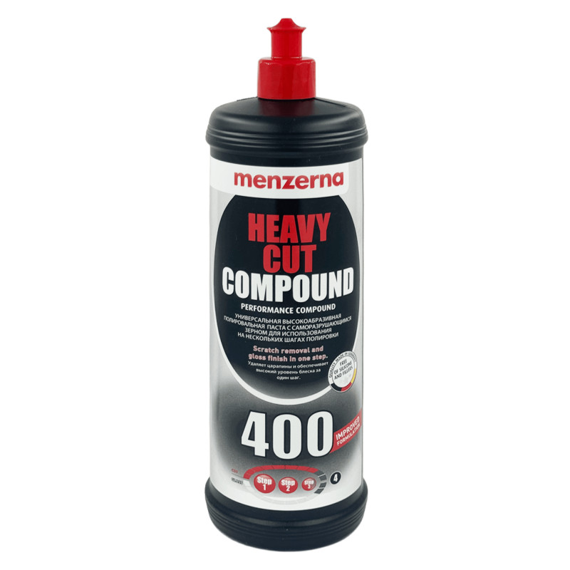 MENZERNA 400 Heavy Cut Высокоабразивная полировальная паста 1л