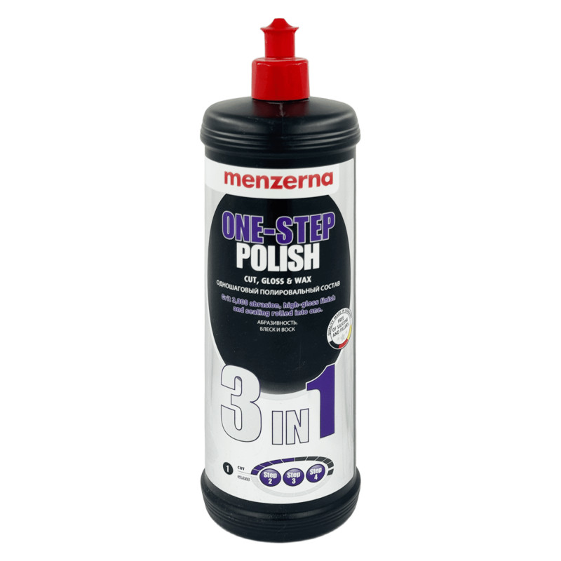 MENZERNA 3 IN 1 One-step Polish Finish Plus Низкоабразивная полировальная паста 1л