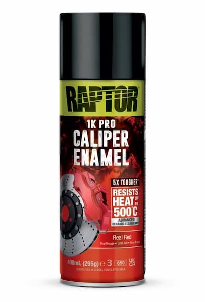U-POL RAPTOR 1K CALIPER ENAMEL Краска для суппортов аэрозоль 360мл превью #1