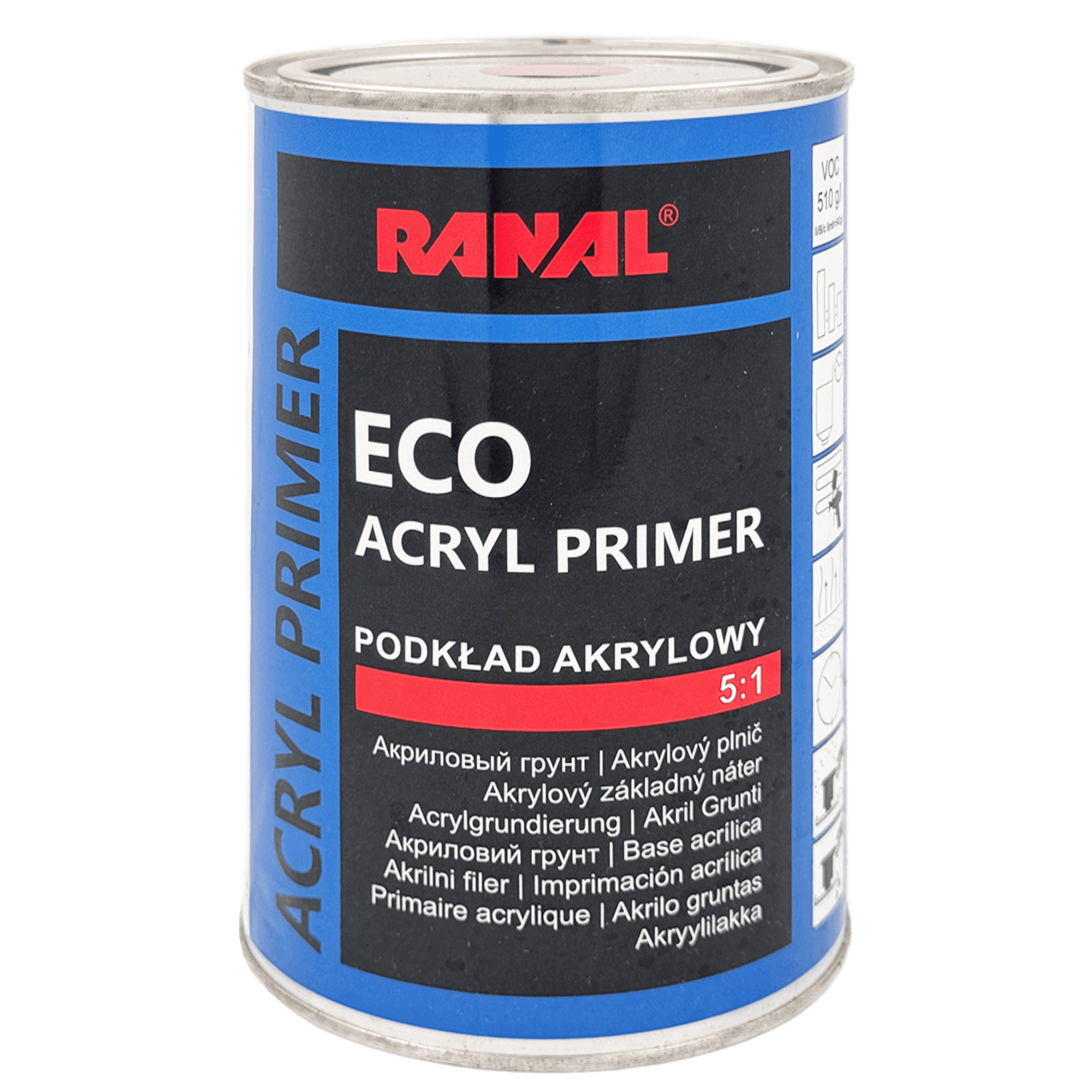 RANAL ECO 5:1 Грунт акриловый 0,75+0,15л.