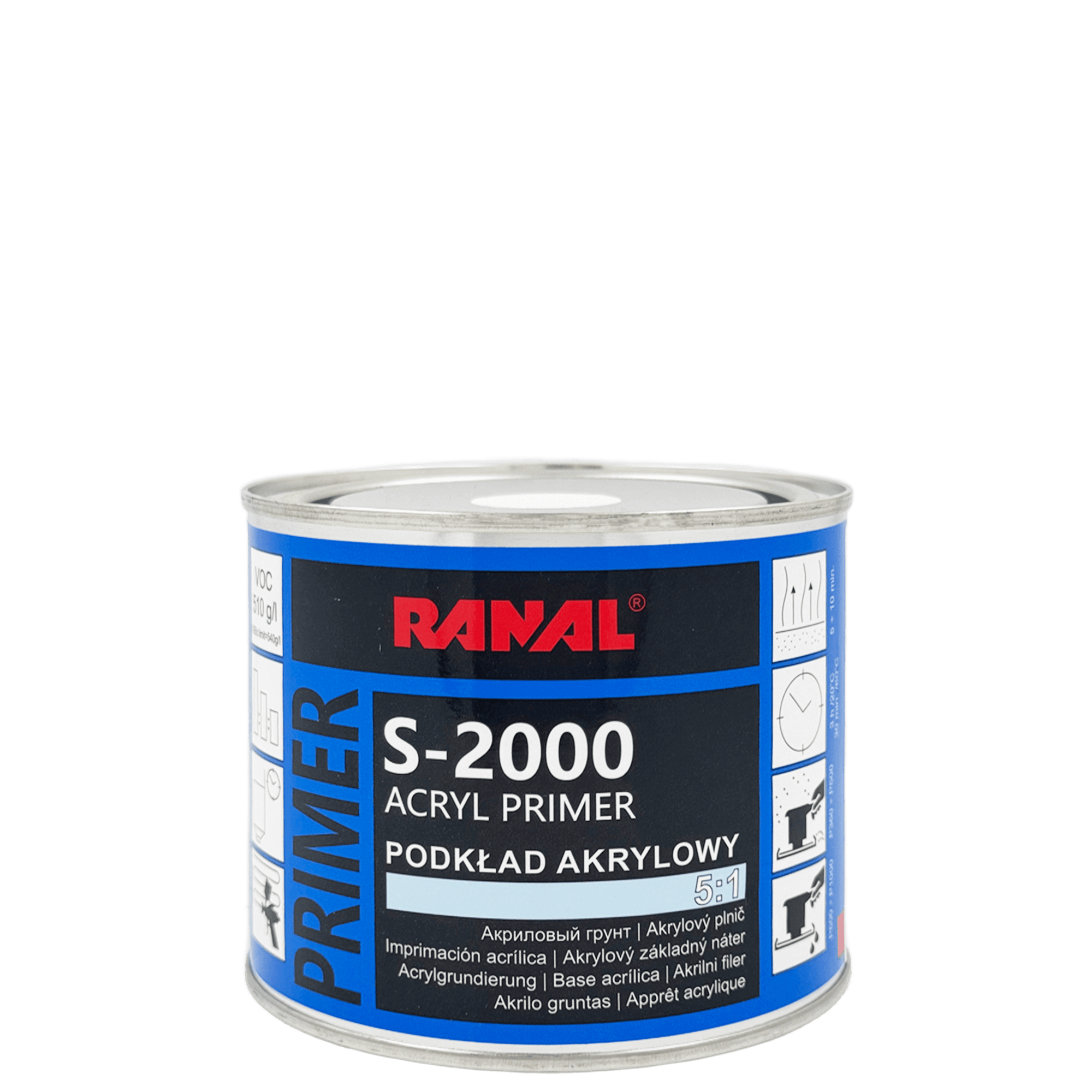 RANAL S-2000 Грунт акриловый 0,4+0,08л.