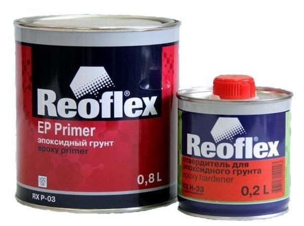 REOFLEX EP Primer Грунт эпоксидный серый 0,8л + 0,16л (RX H-33/02)