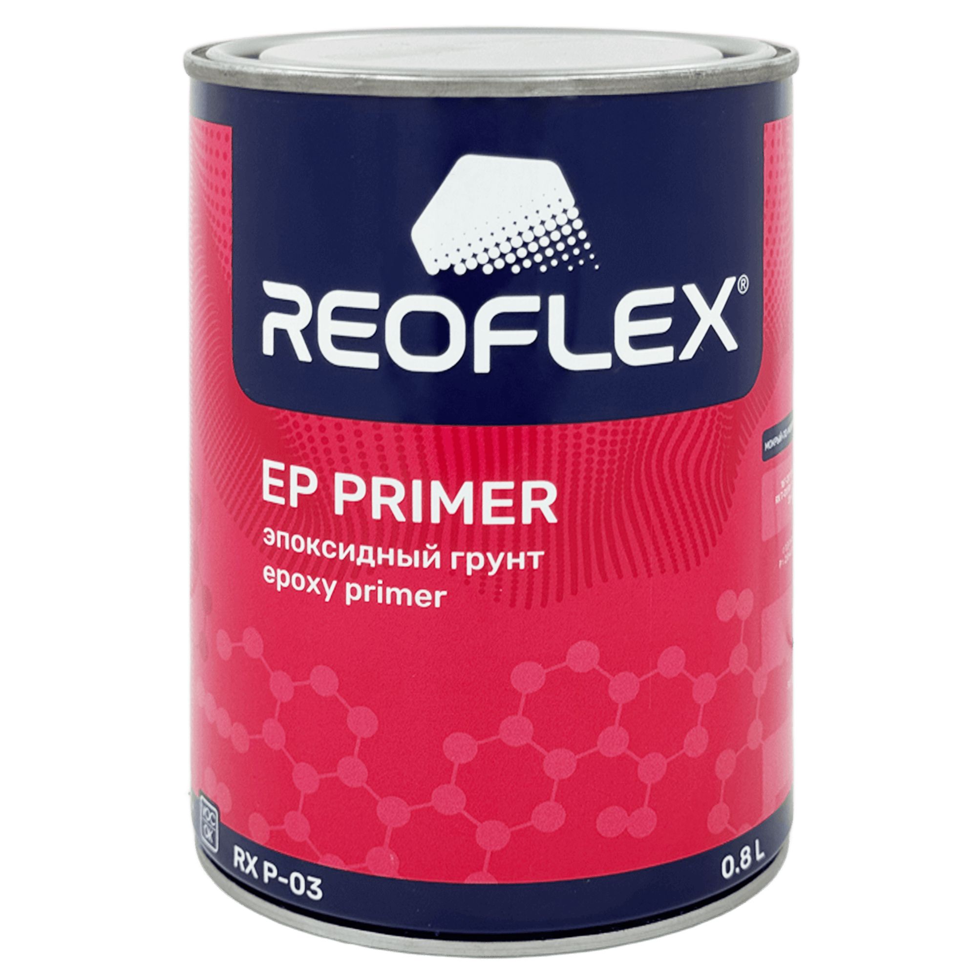 REOFLEX RX P-03 EP Primer Грунт эпоксидный серый 0,8л + 0,16л (RX H-33/02) превью #1