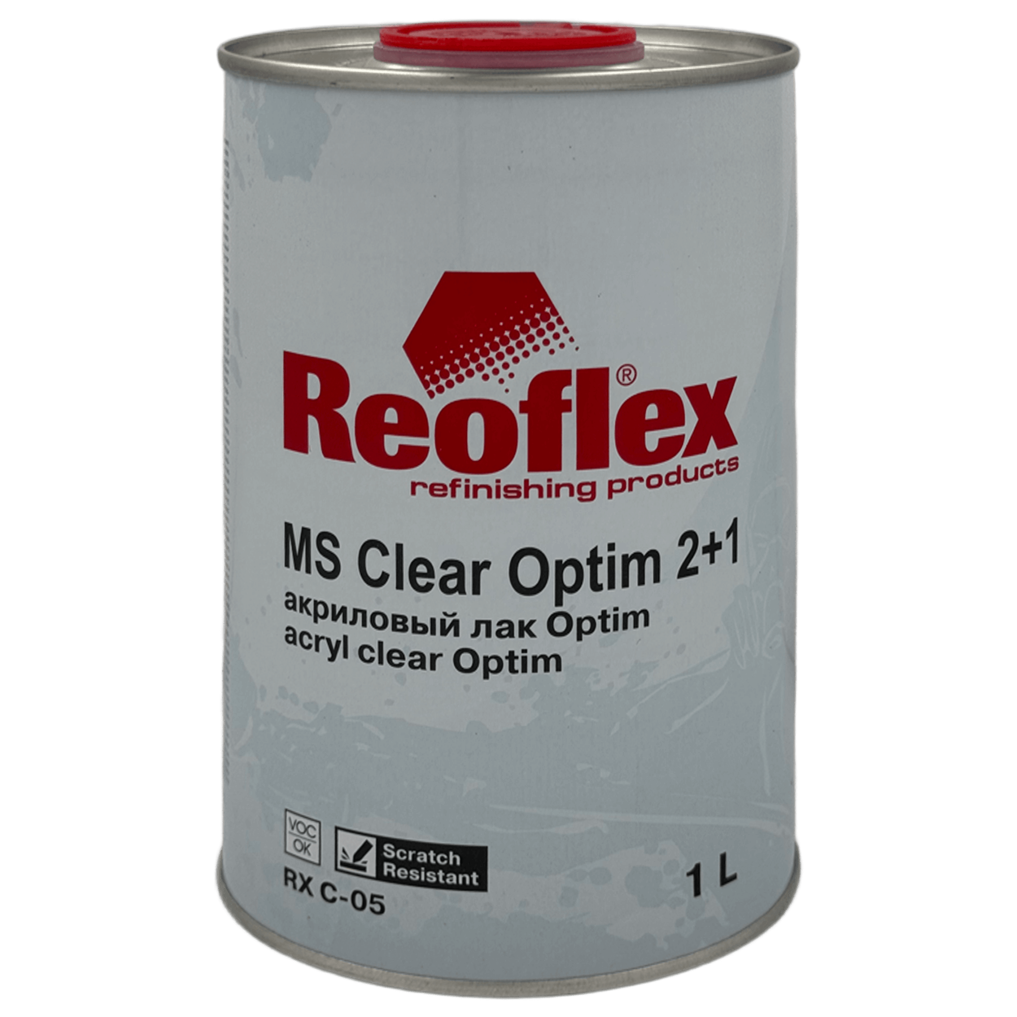 REOFLEX RX C-05 MS Clear Optim Акриловый лак 1л + 0,5л (RX H-05)