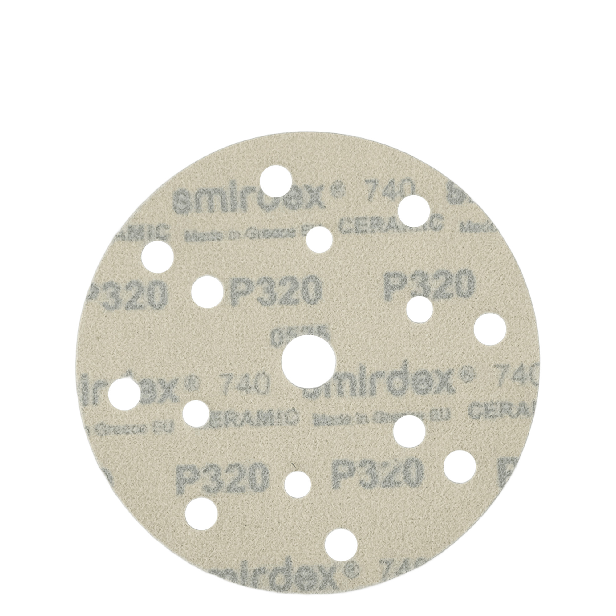 SMIRDEX 740 CERAMIC Абразивный наждачный круг 15 отверстий 150мм  превью #2