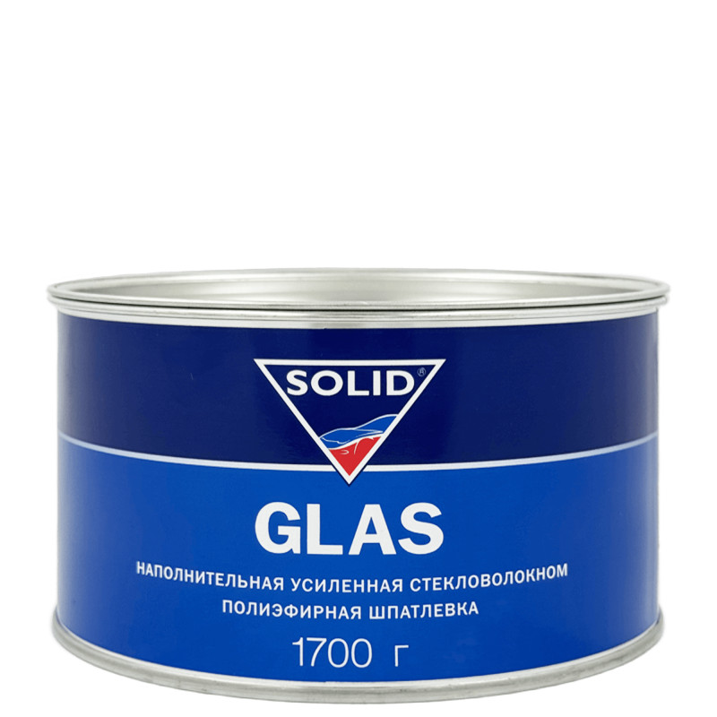 SOLID GLAS Наполнительная полиэфирная шпатлевка, усиленная стекловолокном 1,7кг