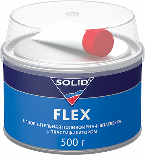 SOLID FLEX Наполнительная полиэфирная шпатлевка с пластификатором 500г