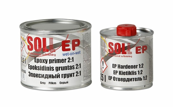 SOLL EP PRIMER 2:1 Грунт эпоксидный 0,5л + 0,25л