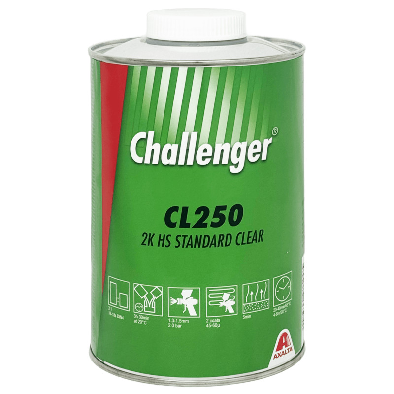 CHALLENGER CL250 HS Лак акриловый 1л + 0,5л (CL640)