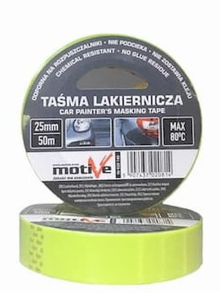 MOTIVE Лента малярная (Зелёная) 25мм х 50м