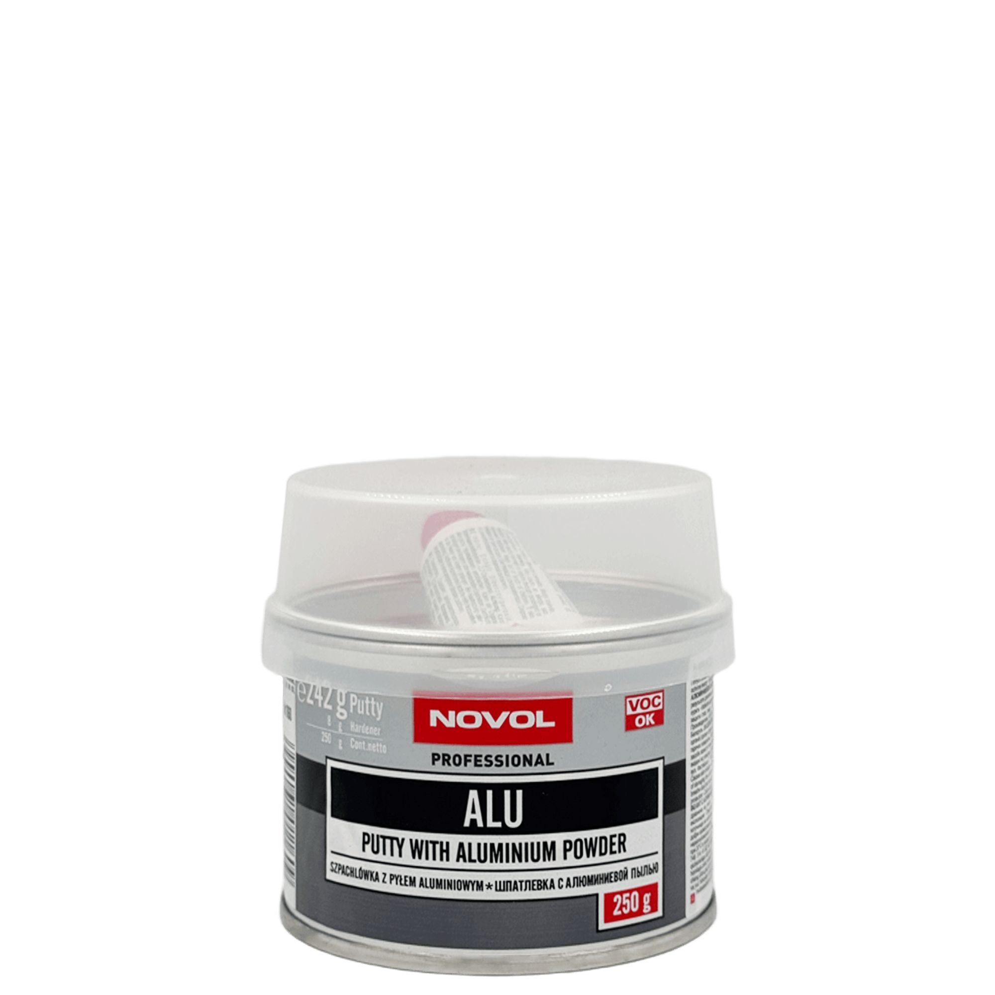 NOVOL ALU Шпатлёвка с алюминием 0.25кг