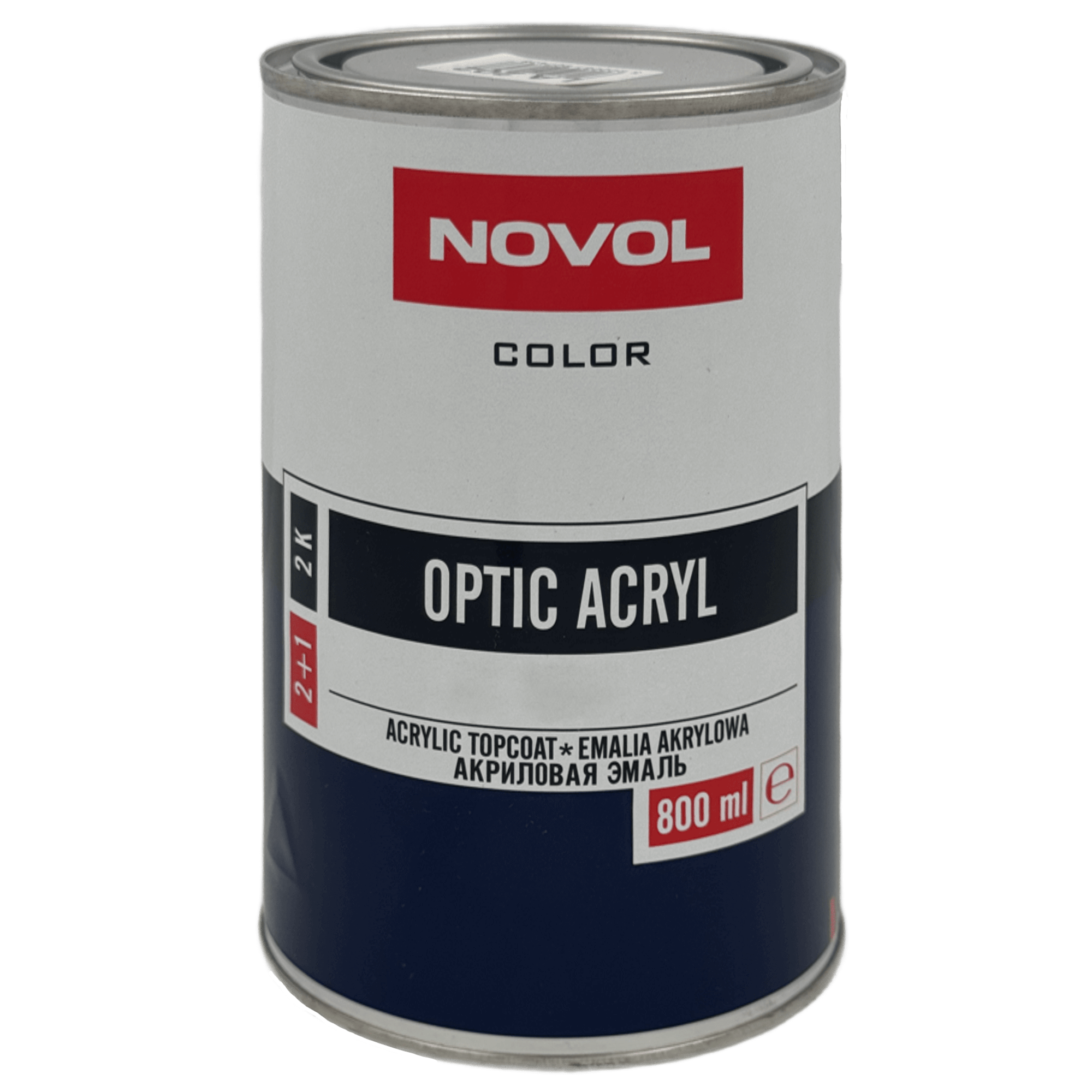 NOVOL OPTIC ACRYL Эмаль акриловая 0,8л  (без отвердителя)