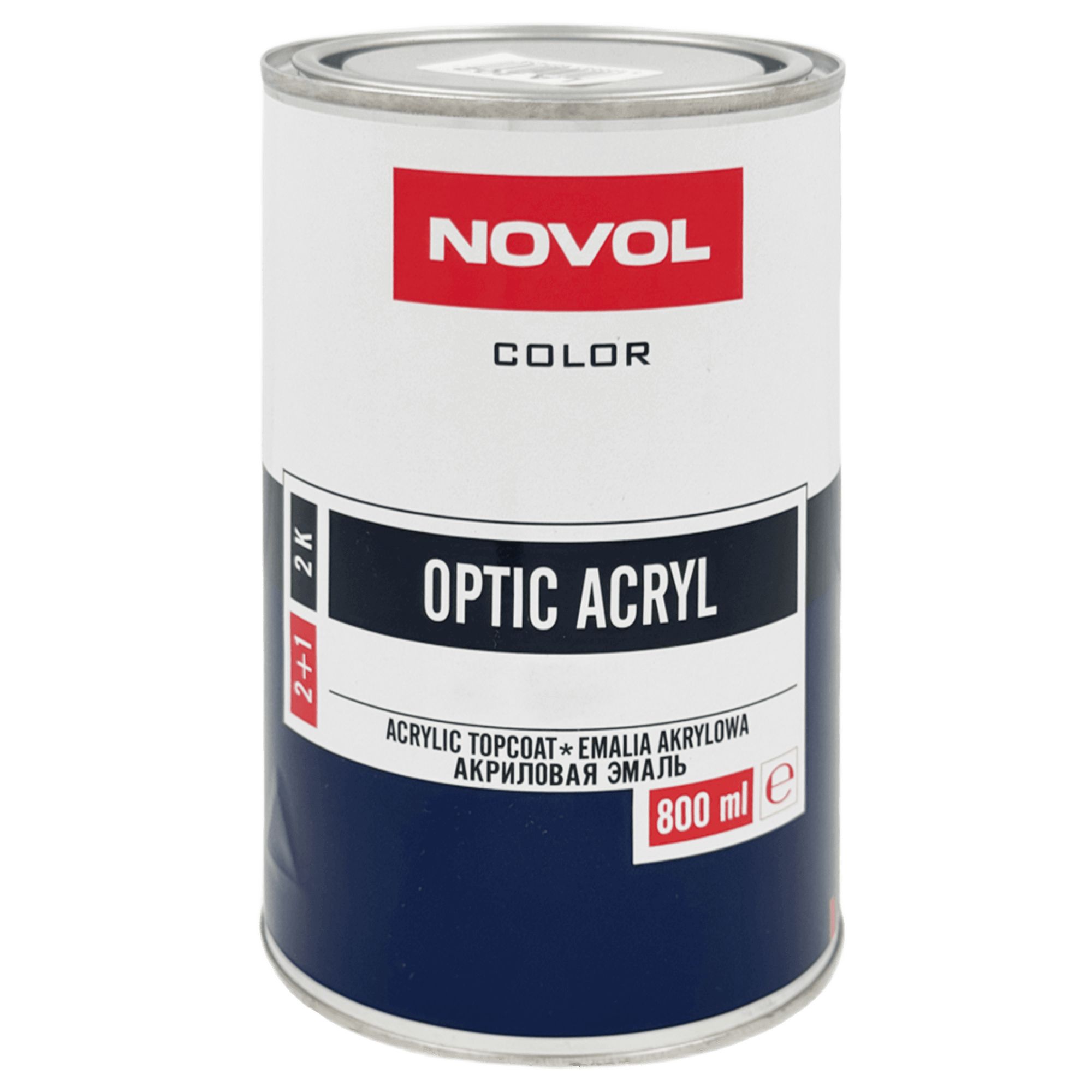 NOVOL OPTIC ACRYL Эмаль акриловая 0,8л  (без отвердителя) превью #2