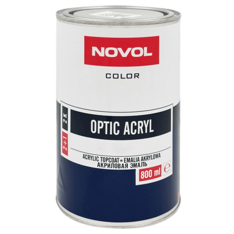 NOVOL OPTIC ACRYL Эмаль акриловая 0,8л  (без отвердителя)