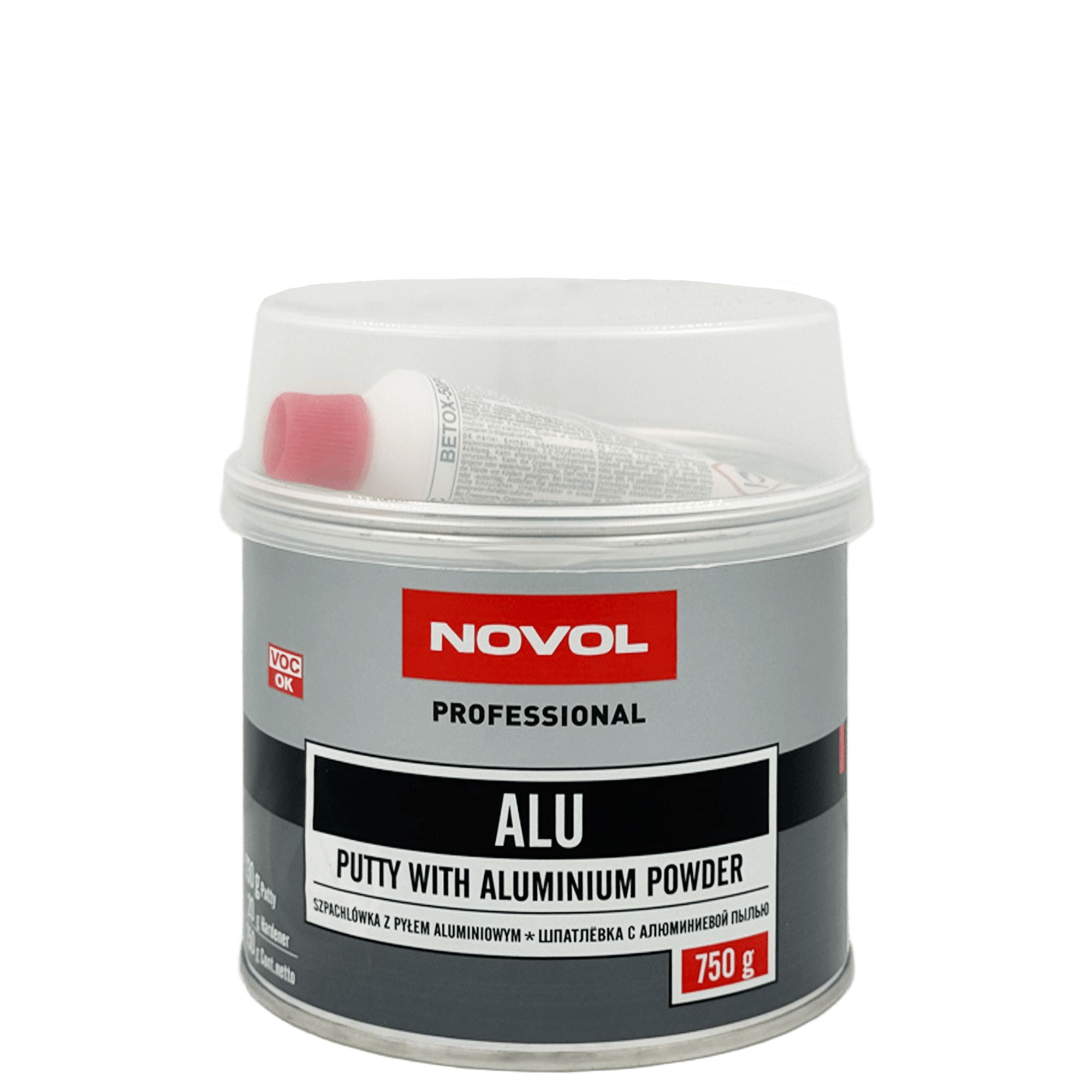 NOVOL ALU Шпатлёвка с алюминием 0.75кг