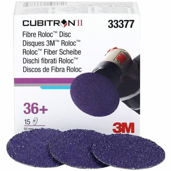 3M 786C Cubitron II Фибровый зачистной круг Roloc 50мм превью #1